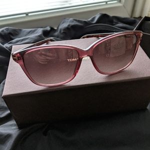 TOM FORDDANA Purple Rectangular Sunglasses